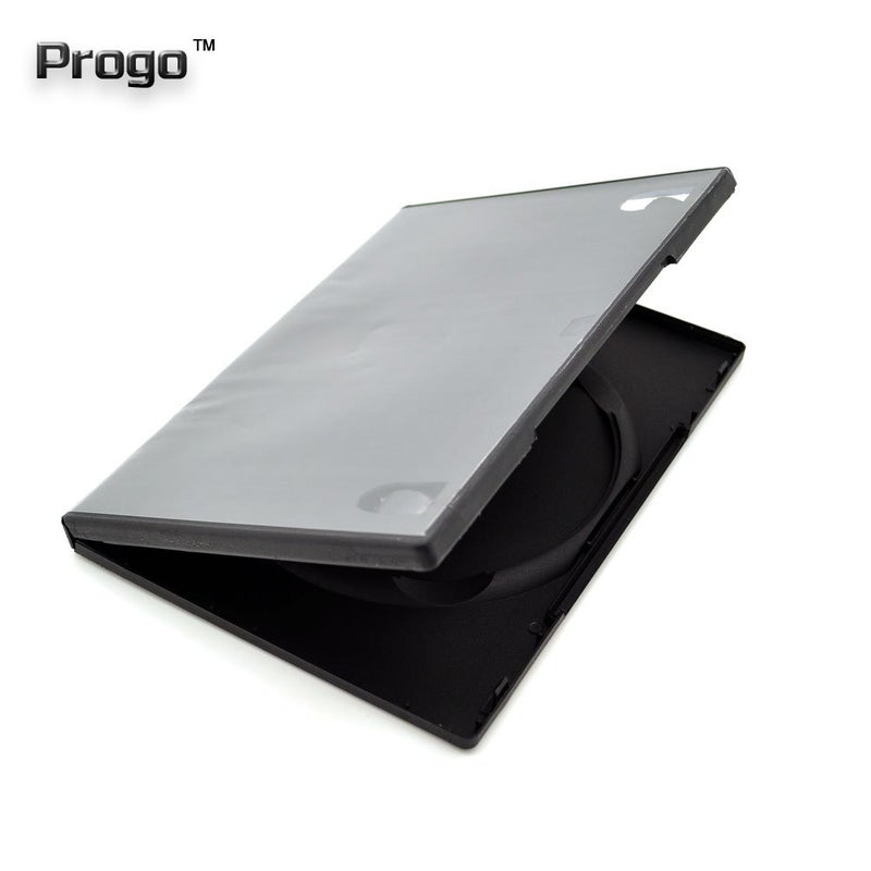 Progo 50 Pack Standard Black Single DVD Cases 14MM - Image 2